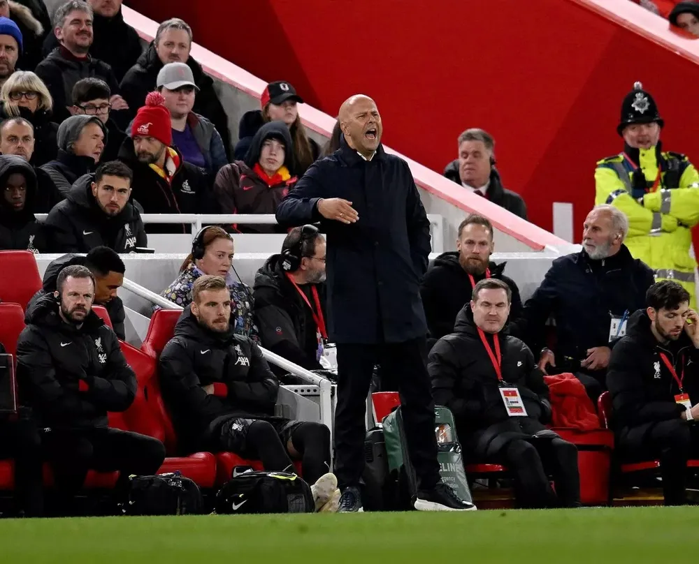 Slot cho biết Ngoại Hạng Anh rất khác so với giải Hà Lan. ẢNH: GETTY slot-liverpool.jpg