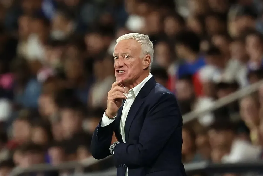 HLV Deschamps ám chỉ Real Madrid không muốn Mbappe tập trung cùng tuyển Pháp. ẢNH: GETTY phap-didier-deschamps.jpg