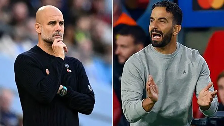 Pep Guardiola tiết lộ phản ứng của Man City về việc MU bổ nhiệm Amorim. ẢNH: MIRROR Pep Guardiola tiết lộ phản ứng của Man City,Pep Guardiola,Man City