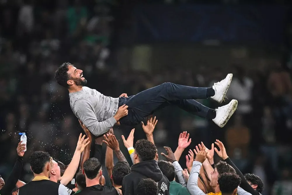 Amorim sẽ rời Sporting để chính thức dẫn dắt MU từ ngày 11-11. ẢNH: GETTY AMORIM-MU.jpg
