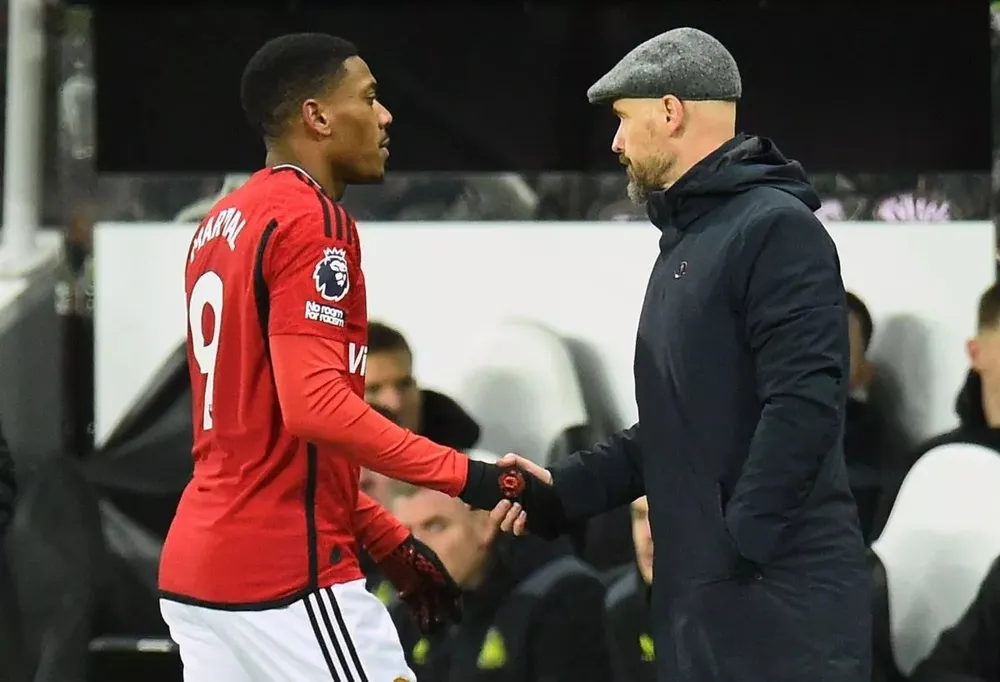 Martial đã rời MU vào mùa hè vừa qua. ẢNH: REX man-united-martial.jpg