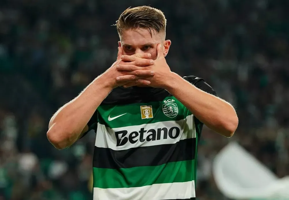 Gyokeres là giải pháp cho hàng công đang hạn hán bàn thắng của MU. ẢNH: GETTY mu-sporting-Gyokeres.jpg