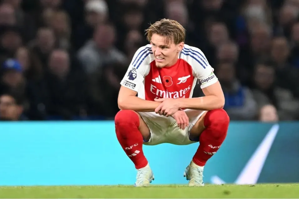 Vừa trở lại, Martin Odegaard vẫn chưa đạt phong độ vốn có của mình. Ảnh: Getty Arsenal,thử thách khó chịu