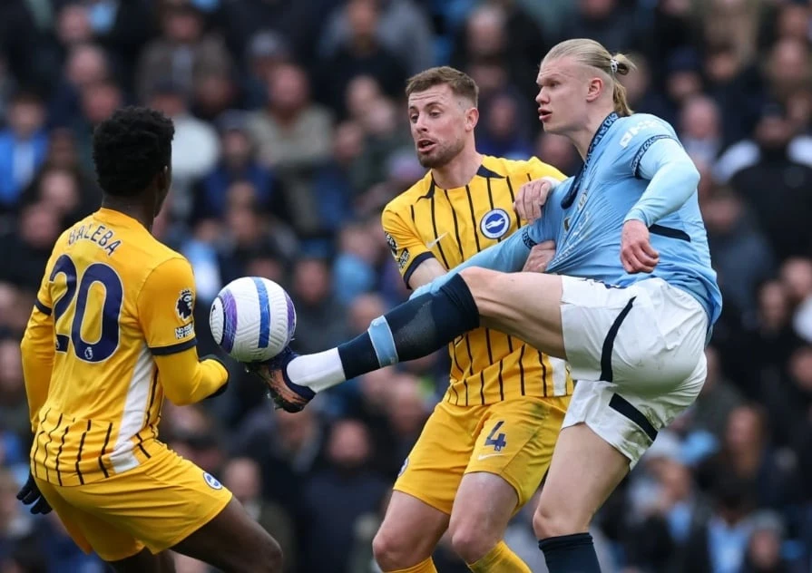Haaland ghi bàn nhưng không thể giúp Man City giành trọn 3 điểm. Ảnh: Getty haaland-man-city.jpg