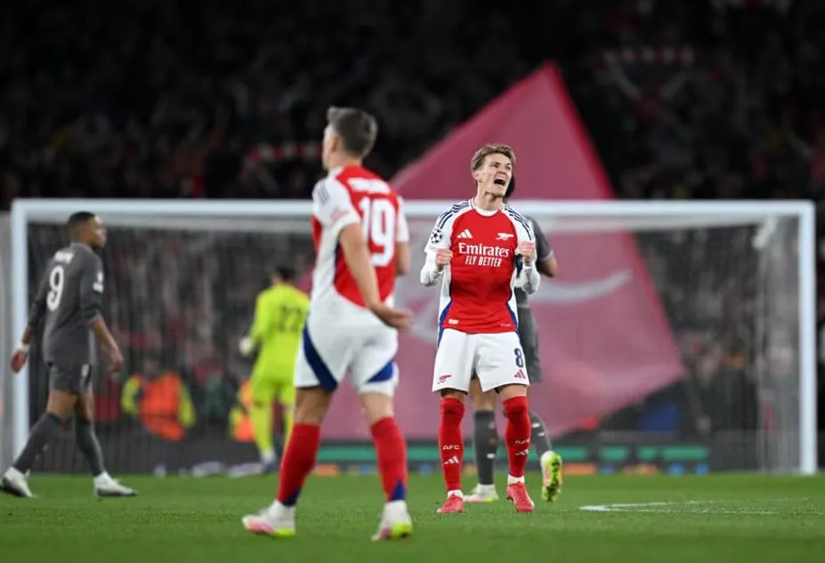 Arsenal hủy diệt Real Madrid 3-0, sáng cửa vào chơi trận bán kết sắp tới. Ảnh: UEFA Arsenal hủy diệt Real Madrid