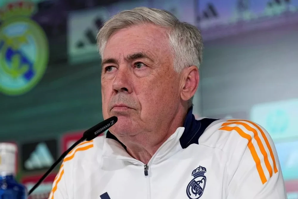 Ancelotti khó chịu với hành động của tuyển Brazil khi công bố ông làm HLV trưởng quá sớm. ẢNH: GETTY Ancelotti khó chịu với hành động của tuyển Brazil,ANCELOTTI,BRAZIL