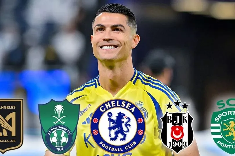 5 lựa chọn CLB mới của Ronaldo, trong đó bất ngờ có Chelsea. ẢNH: GETTY 5 lựa chọn CLB mới của Ronaldo,Ronaldo