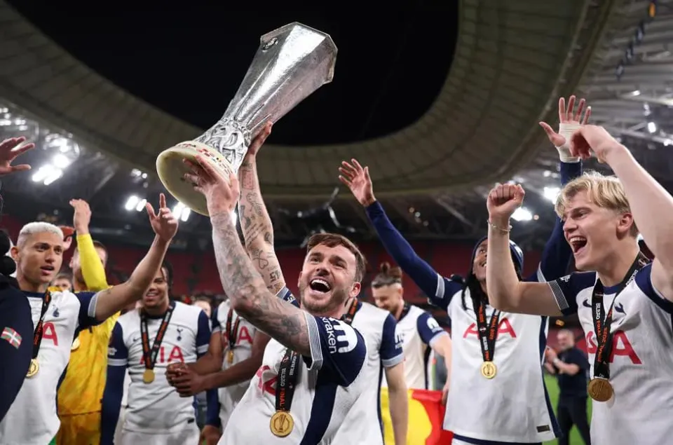 Tottenham vô địch Europa League, có danh hiệu sau 17 năm chờ đợi. Ảnh: Getty Tottenham vô địch Europa League