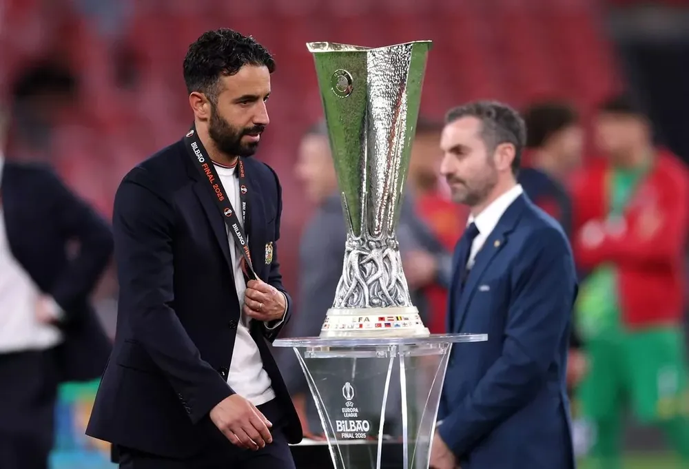 Amorim không hối tiếc sau khi MU mất vé dự Champions League mùa tới. ẢNH: GETTY Amorim không hối tiếc,AMORIM,MU