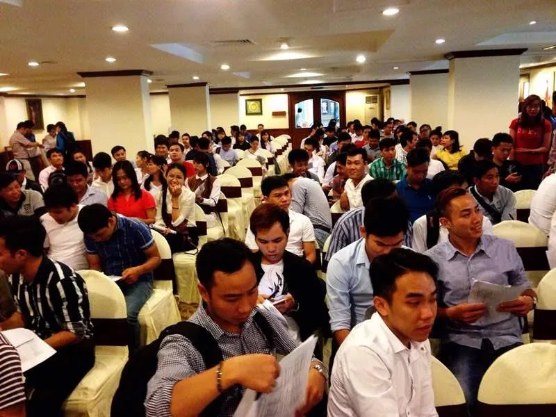 hực tập sinh hoàn thành thông tin cá nhân để chuẩn bị bước vào phỏng vấn trực tiếp với các công ty Nhật.