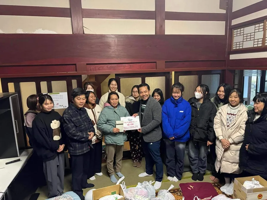 hỗ trợ tìm việc làm cho thực tập sinh sau động đất