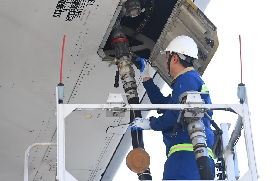 Chuyến bay đầu tiên của hàng không Việt Nam sử dụng nhiên liệu bền vững. Ảnh: VNA Hãng hàng không đầu tiên của Việt Nam sử dụng nhiên liệu bền vững