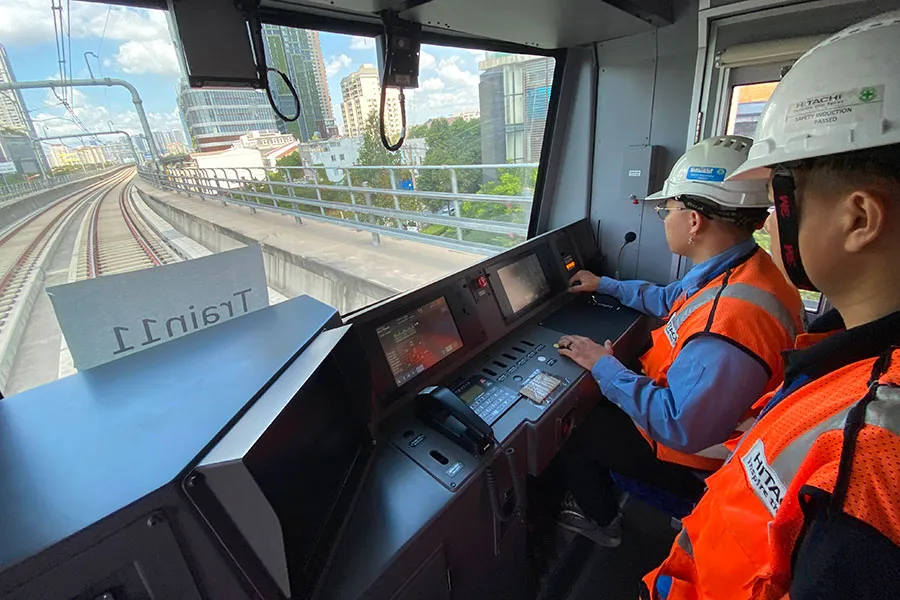 Tuyến metro số 1 dự kiến lùi ngày chạy thử vào tháng 11-2024. Ảnh: HOÀNG GIANG metro-so-1.jpg