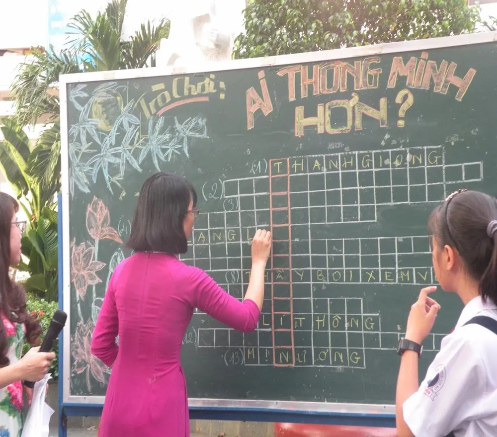 'Bí kíp' giúp HS yêu môn văn của Trường THCS Lê Quý Đôn ảnh 2 tuần lễ ngữ văn