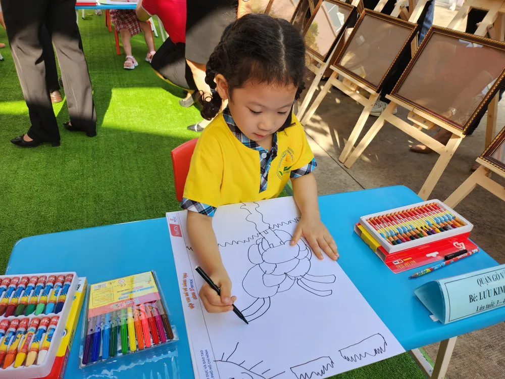 Tham dự hội thi hôm nay, các bé đã trải qua vòng thi tại các quận, huyện. Do đó, các bé đều sẽ có giải.