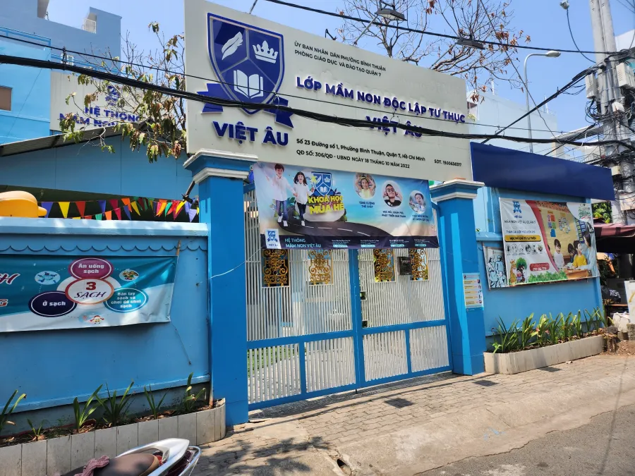 Lớp mầm non độc lập tư thục Việt Âu, quận 7. Ảnh: NGUYỄN QUYÊN