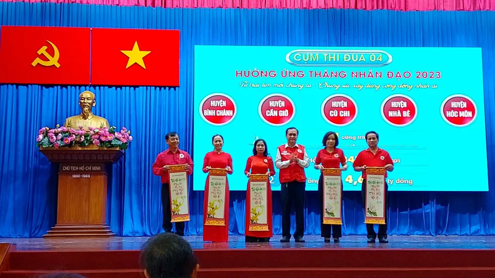 Các địa phương hưởng ứng Tháng nhân đạo 2023. Ảnh: TT Các địa phương hưởng ứng Tháng nhân đạo 2023. Ảnh: TT