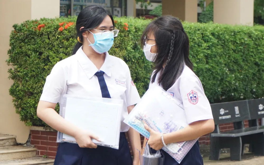 Thí sinh tham dự kỳ thi tốt nghiệp THPT năm 2023 tại Hội đồng thi TP.HCM. Ảnh: NGUYỄN QUYÊN Thí sinh tham dự kỳ thi tốt nghiệp THPT năm 2023 tại Hội đồng thi TP.HCM. Ảnh: NGUYỄN QUYÊN