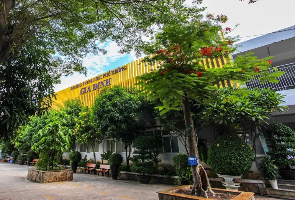 Trường THPT Gia Định, quận Bình Thạnh đang xem xét xử lý đối với thầy giáo liên quan đến lùm xùm giải Genius Olympiad. Ảnh: FANPAGE TRƯỜNG