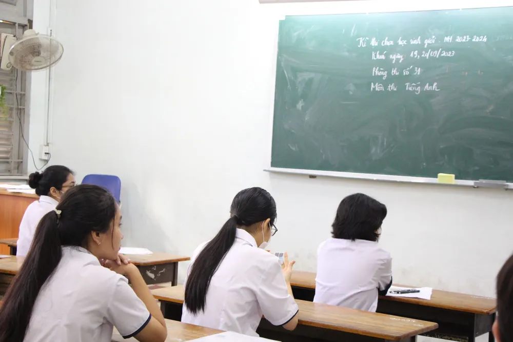 Mỗi môn thi trong kỳ thi chọn học sinh giỏi THPT sẽ có 2 bài thi và thi trong 2 buổi sáng. Ảnh: YH thi-chon-hoc-sinh-gioi-1.jpg