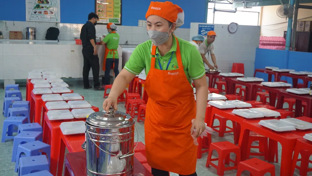 6 trường ở TP Thủ Đức tổ chức lại bữa ăn bán trú