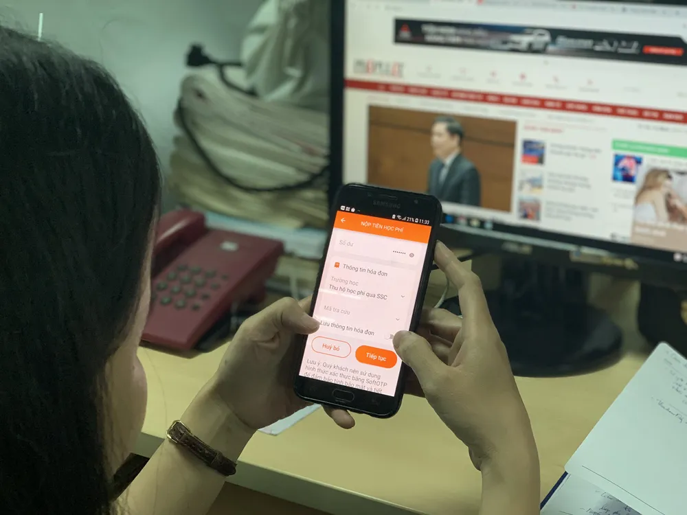 trường học phải đa dạng hóa kênh thanh toán học phí