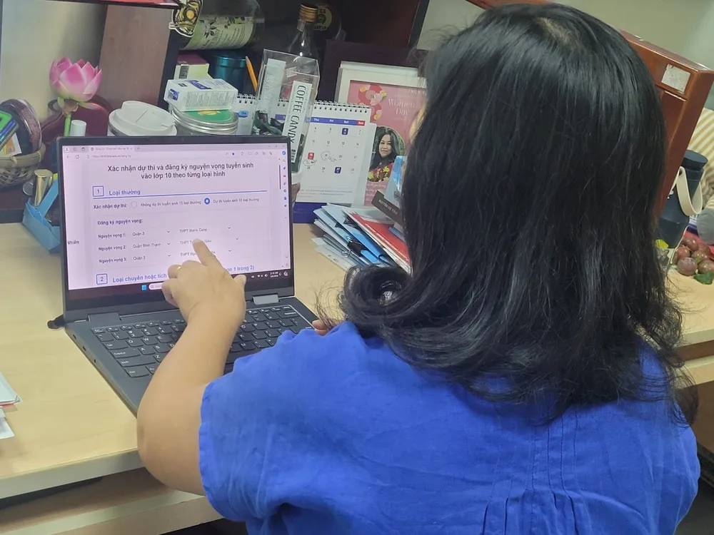 điều chỉnh nguyện vọng