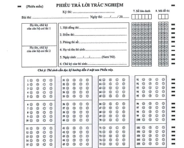 Mẫu phiếu trả lời trắc nghiệm trong kỳ thi tốt nghiệp THPT phieu-tra-loi-trac-nghiem.png