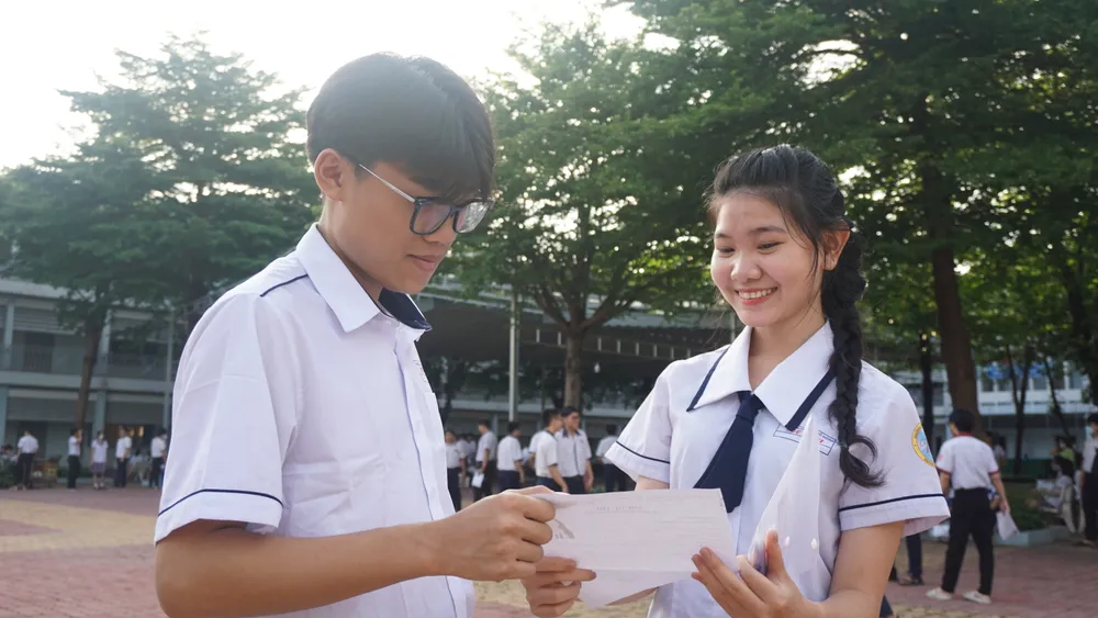 Thí sinh tham dự kỳ thi tốt nghiệp THPT năm 2024. Ảnh: NGUYỄN QUYÊN thi tốt nghiệp THPT