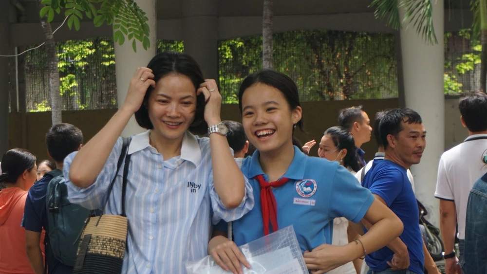Thí sinh tham dự khảo sát lớp 6 Trường THCS - THPT Trần Đại Nghĩa khảo sát lớp 6