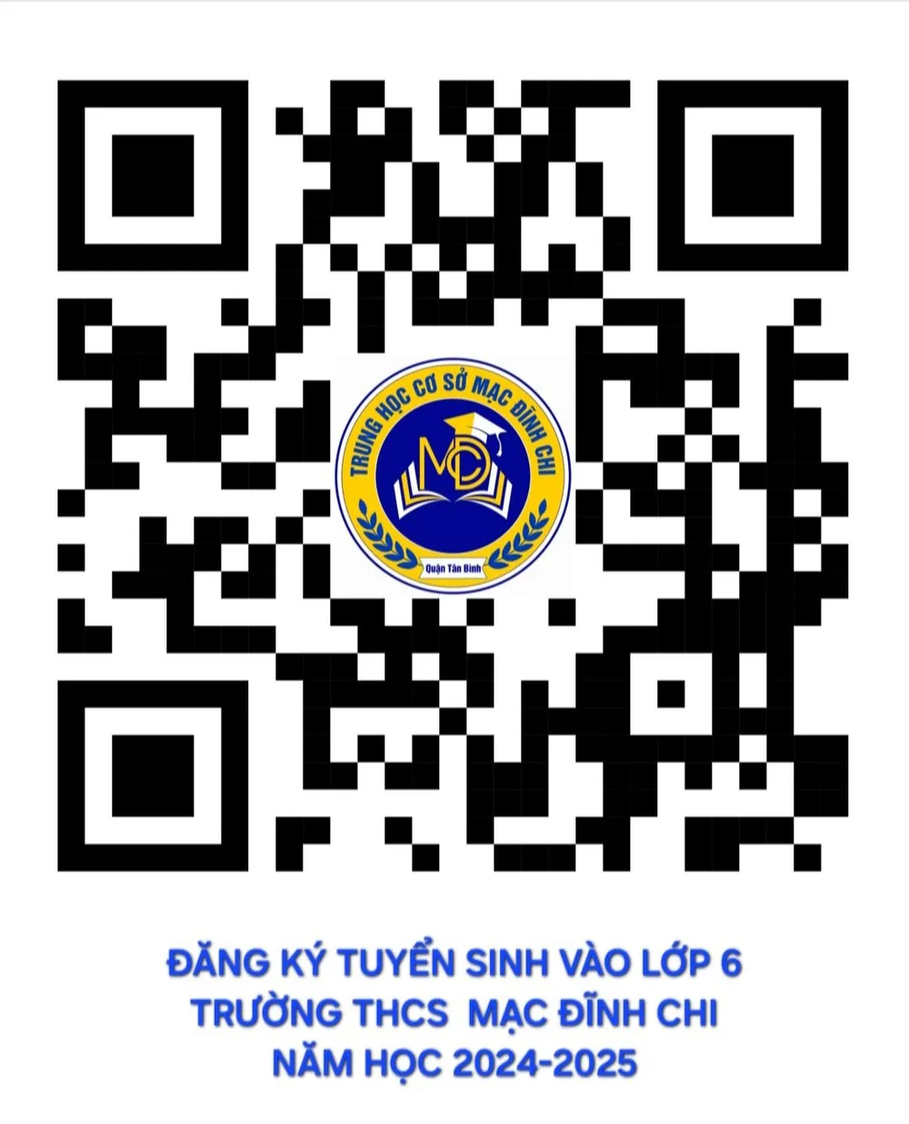 Phụ huynh quét mã QR đăng ký tuyển sinh lớp 6 Trường THCS Mạc Đĩnh Chi. z5638301064410_bf63ff1bb2c02a3f3857da49f4f5bd1b.jpg