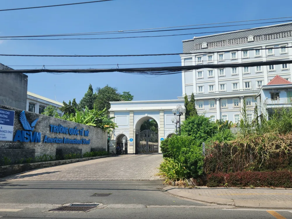 Theo Sở GD&ĐT TP.HCM, Trường Tiểu học, THCS & THPT Quốc tế Mỹ không đủ điều kiện hoạt động trở lại cho năm học 2024-2025. Ảnh: NGUYỄN QUYỄN quốc tế mỹ