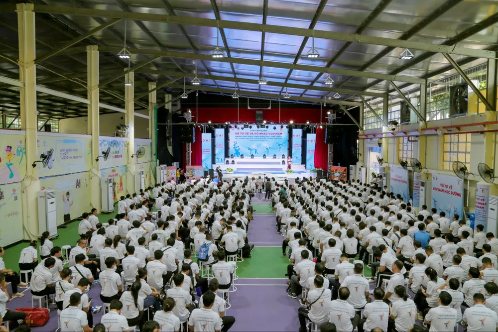 Lớp tập huấn được tổ chức trong 2 ngày 17 và 18-8 vo-nhac-vovinam-3.jpg