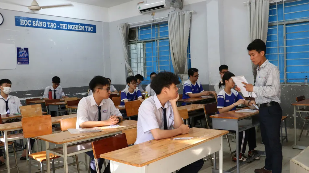 Thí sinh TP.HCM tham dự kỳ thi thử tốt nghiệp THPT.Ảnh: NGUYỄN QUYÊN thi-tot-nghiep-thpt-2.jpg