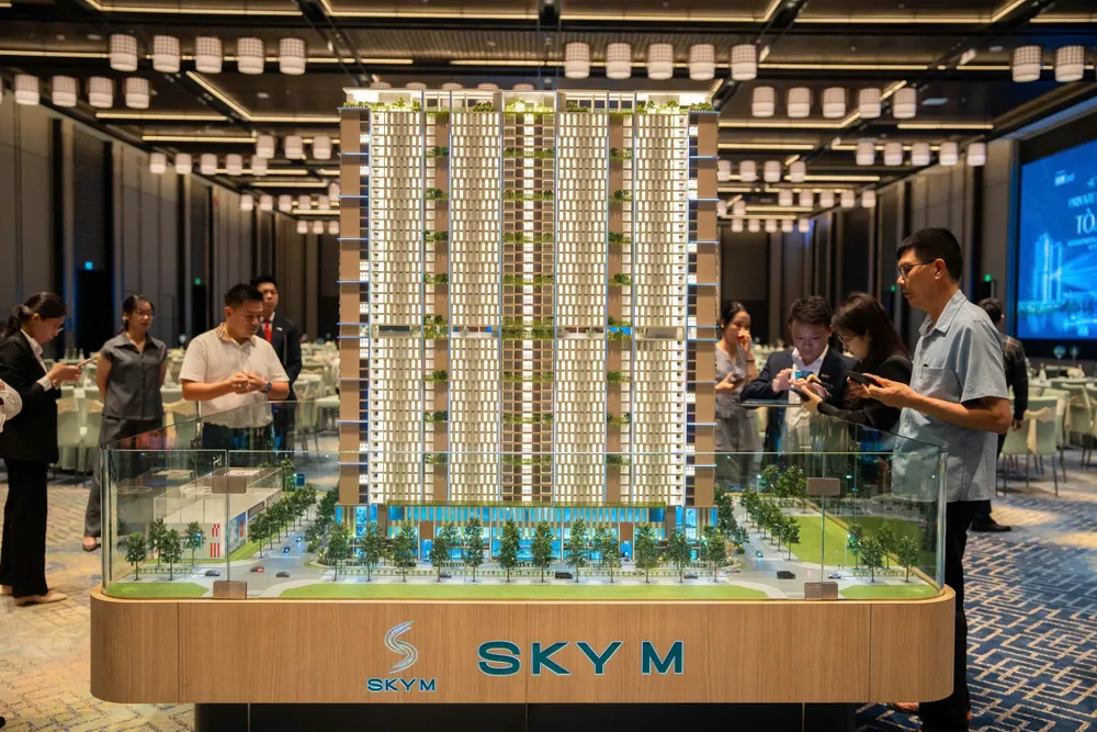 Khách hàng có cơ hội tham quan và tìm hiểu sâu thêm về dự án SkyM tại sự kiện ảnh 3.jpg
