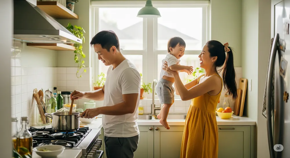 gia đình hạnh phúc