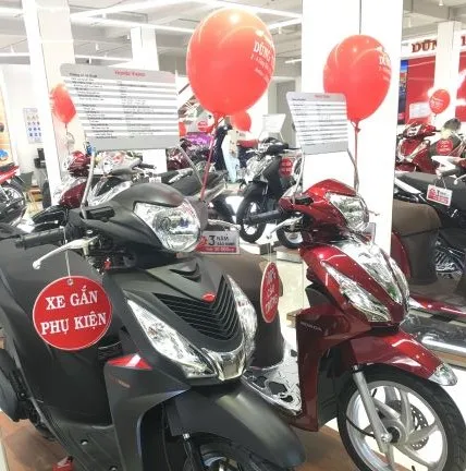 Honda Vision là mẫu xe bán nhiều nhất trong năm qua.