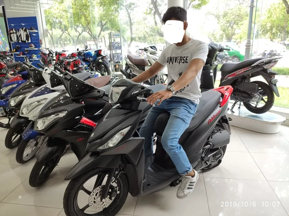 Suzuki Address phù hợp với các bạn nữ cá tính. 