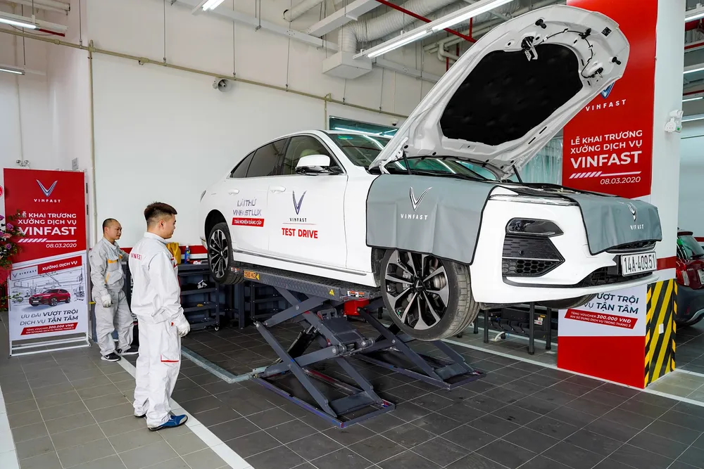 18 xưởng dịch vụ chính thức đi vào hoạt động từ ngày 8-3-2020. 