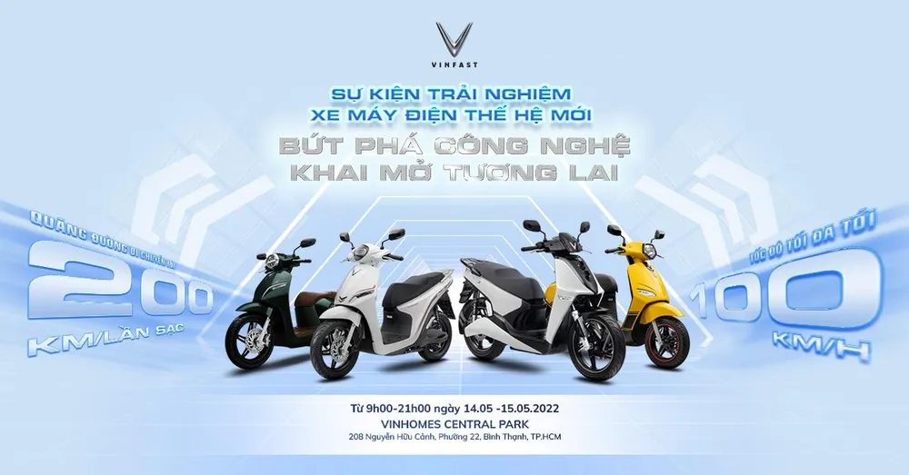 VinFast sẽ có khu trưng bày tất cả các dòng xe máy điện và các bộ linh phụ kiện chất lượng. VinFast sẽ có khu trưng bày tất cả các dòng xe máy điện và các bộ linh phụ kiện chất lượng.