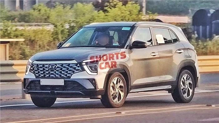 Những hình ảnh Hyundai Creta N Line xuất hiện trên đường phố. Ảnh: Autocarindia