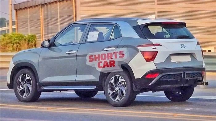 Phía sau của Hyundai Creta N Line. Ảnh: Autocarindia