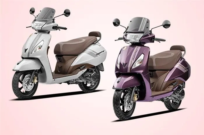 TVS Jupiter Classic có thiết kế nhỏ nhắn như Honda Vision. Ảnh: Autocarindia