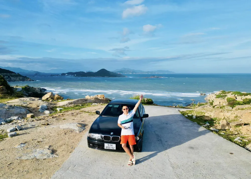 Một &quot;chiếc checkin&quot; tại vịnh Cam Ranh (Khánh Hoà).