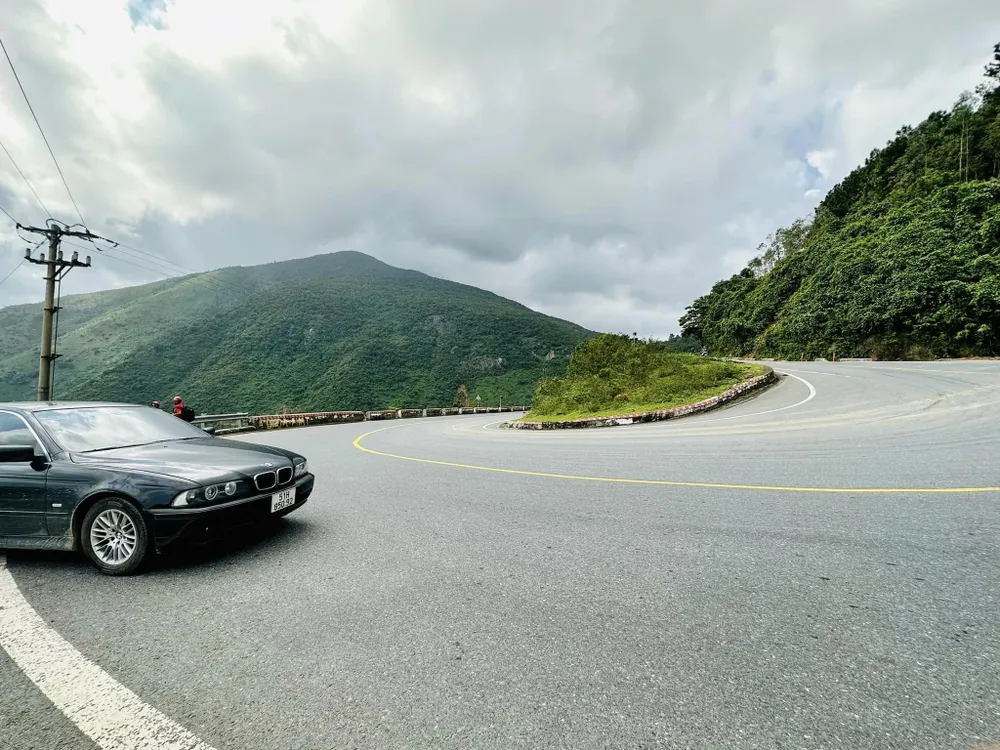 Chuyến đi này khiến anh Tài phải leo khá nhiều đèo.