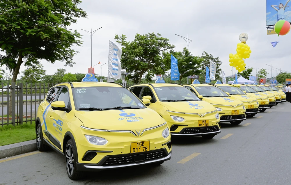 Én Vàng sẽ chính thức ra mắt dịch vụ taxi điện đầu tiên tại Hải Phòng.