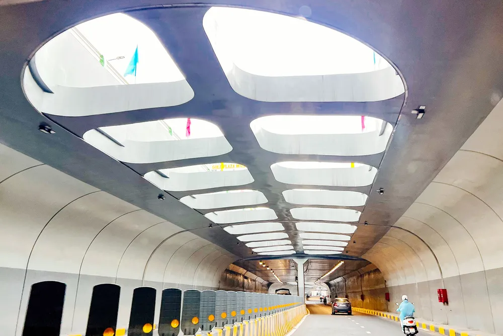 Hầm chui cầu Trần Thị Lý, Đà Nẵng. Ảnh: HOÀNG KHÁNH Hầm chui cầu Trần Thị Lý, Đà Nẵng. Ảnh: HOÀNG KHÁNH