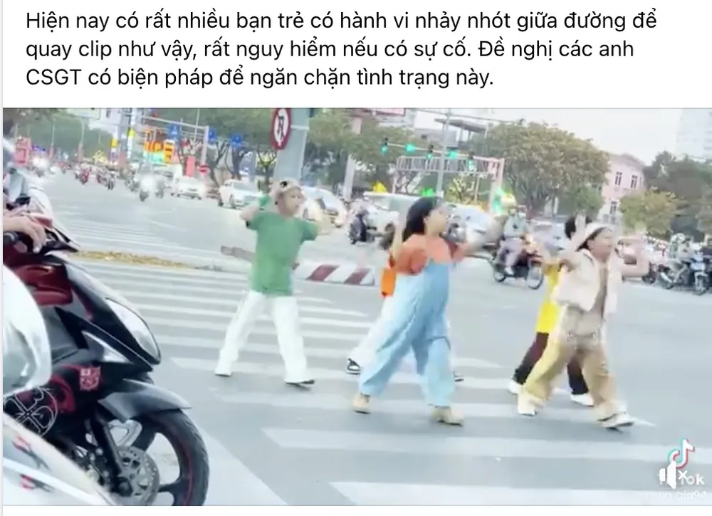 Một thành viên trong một nhóm mạng xã hội lên tiếng đề nghị xử lý nghiêm về vấn đề này. (Ảnh chụp màn hình) giao thông