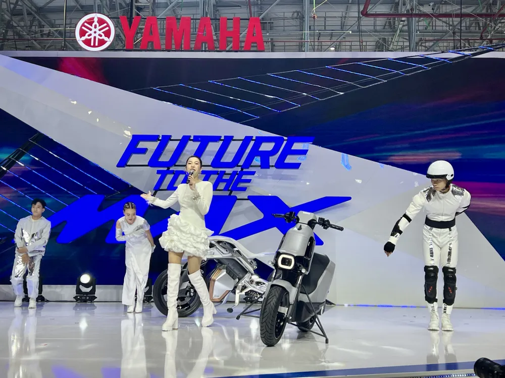 Bộ đôi xe được Yamaha giới thiệu tại Vietnam Motor Show 2024. Vietnam Motor Show