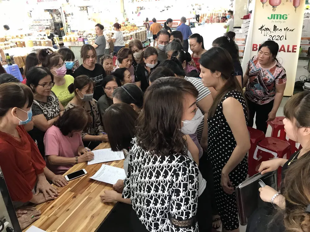 Tiểu thương chợ An Đông xin giảm thuế vì COVID-19 ảnh 1 Tiểu thương chợ An Đông xin giảm thuế vì COVID-19 ảnh 1